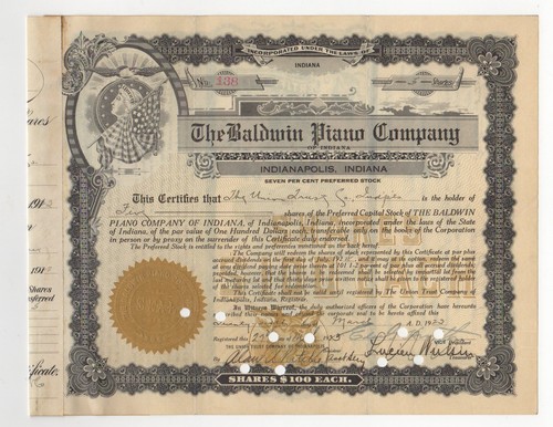 Baldwin piano company stock - baldwin,