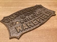 Railway Plate - CHAS ROBERTS &