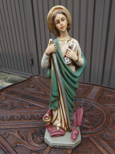 Vintage chalk statue - , of