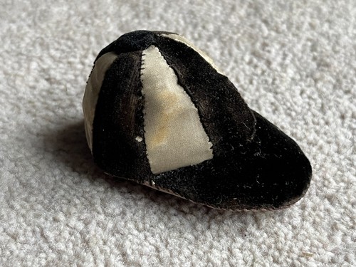 Jockey cap design pin - design,