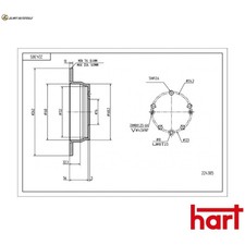 2x BRAKE DISCS 224 385 FOR HYUNDAI KIA CEE'D/SW/PRO/Hatchback SPORTAGE/III 1.4L