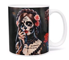 Sugar Skull Coffee Mug Gothic