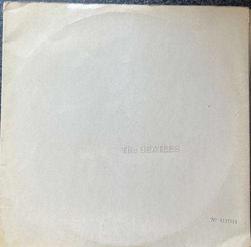 Beatles white album - white,