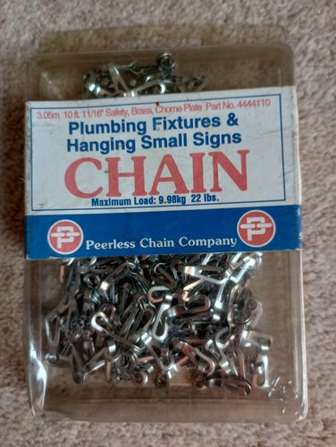 Chromed brass chain plumbing - chromed,