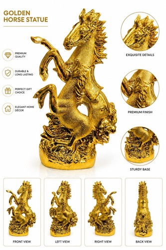 Premium quality gold horse - quality,