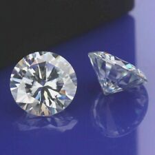 MOISSANITE LOOSE GEMS - WHITE ROUND BRILLIANT CUT  -  SIZES 3 TO 9.5MM