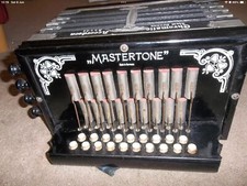 chromatic Accordion steel & bronze Reeds. Mastertone made in Germany