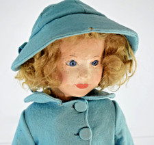 VINTAGE CHAD VALLEY TOYS HRH PRINCESS MARGARET ROSE QUEEN SISTER DOLL c1938