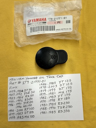 New oem yamaha oil - oil, cap