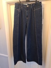 ZARA Ladies New Wide Leg Dark