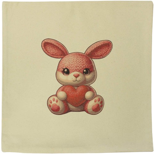 Sweetheart pink bunny canvas - bunny',