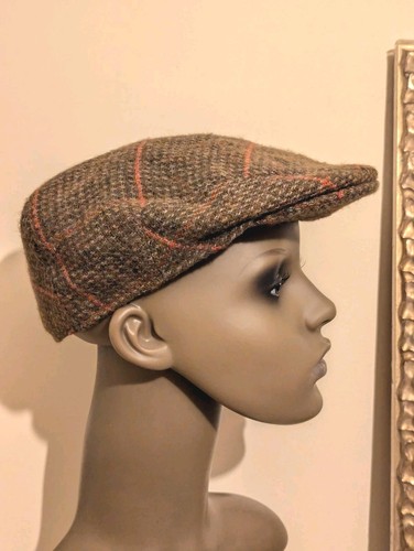Mens harris tweed flat - harris, cap