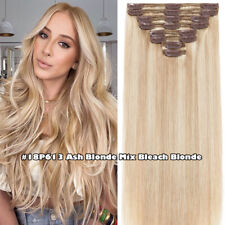Thick Double Weft Clip In Real