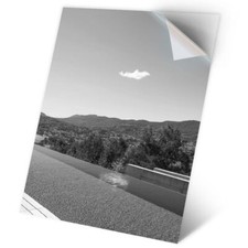 1 x Vinyl Sticker A2 - BW - Infinity Swimming Pool Holiday #43710