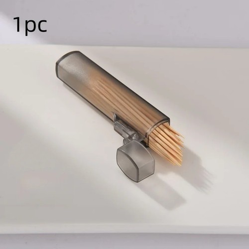 Travel toothpick holder - toothpick,