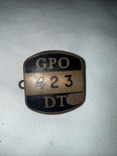 Vintage General Post Office Security Badge With Damage -