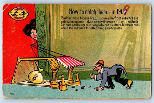 1909 leap year woman - trap, man
