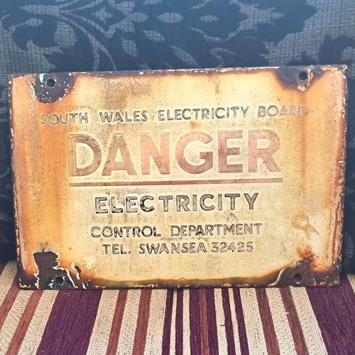 Vintage enamel south wales - south,