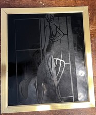 80’s Art Deco Revival Framed