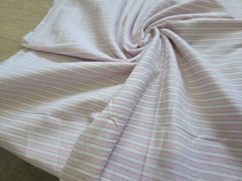 2metres pink stripes cotton - 2metres,