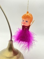 Vintage 1960s Christmas Tree Fairy Ornament Retro European Z9