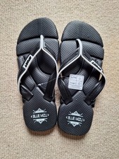 Mens Black And White Flip