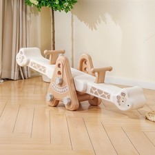 Garden Funny Seesaw Outdoor Indoor Kids Play Centre With Safe Grip Handles Seats