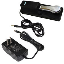 AC Adapter +Sustain Pedal for