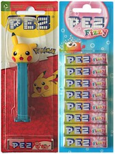 PEZ Pokemon PIKACHU BLUE Sweet