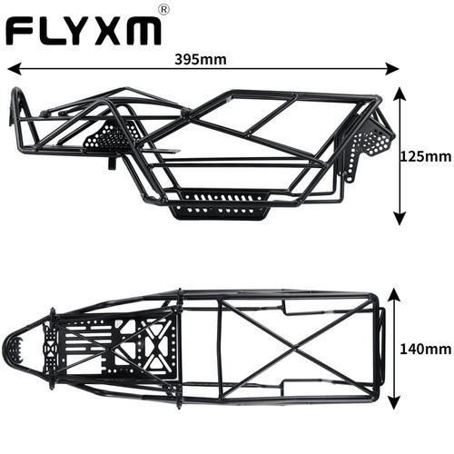 Flyxm metal roll cage - metal, frame