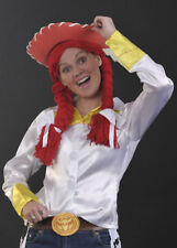 Ladies Fancy Dress Jessie Toy Story Style Red Wig