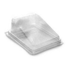 500 Plastic cake slice box