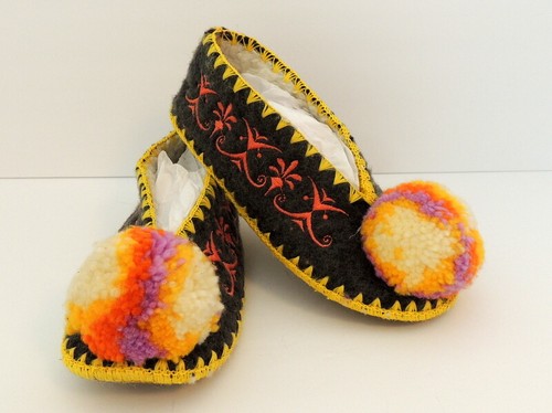 Minas wool slippers - 6, made