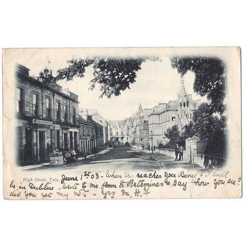 Tain high street - high, street,