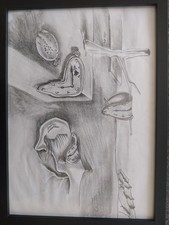 Hand pencil drawing - hand,