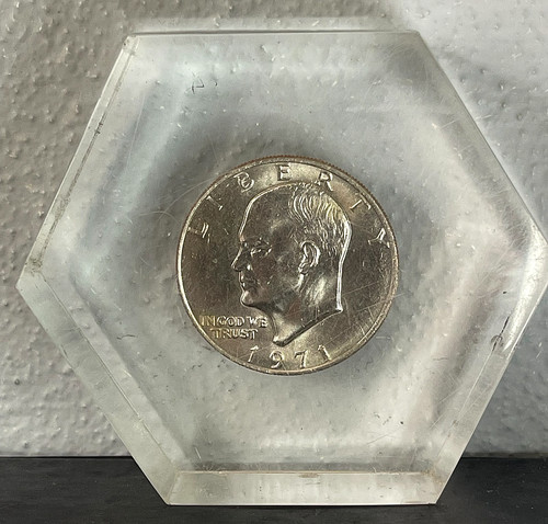 1971 eisenhower one - eisenhower, dollar