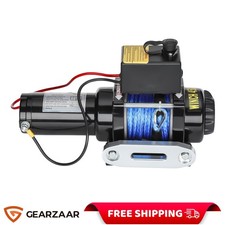 Gearzaar Electric Winch Recovery 2041KG/4500LB Workshop For Garage 1400w 12V
