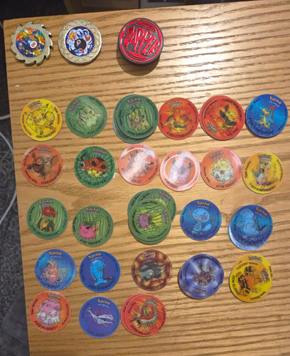 Pokémon tazos genuine - tazos, uk