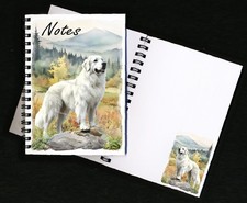 Pyrenean Mountain Dog Notebook/Notepad + small image on each page by Starprint