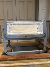 SnuzPod 2 Grey Bedside Crib