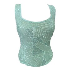 Caroline Charles Green Sequin