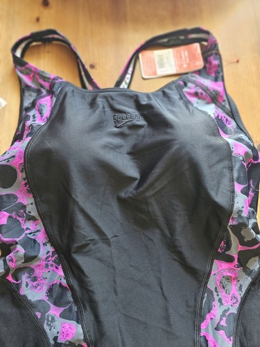 Speedo racing back swimsuit - back,