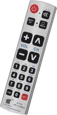 Seniors Elderly Big Button Universal Remote for Extra Large Jumbo NO BACK COVER