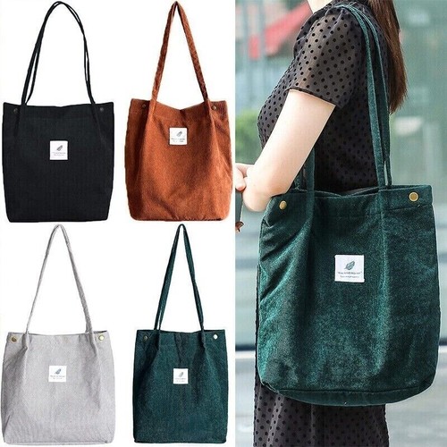 Women canvas corduroy tote - women,