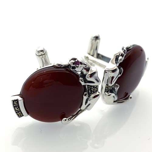 Panther cufflinks 925 sterling - cufflinks,