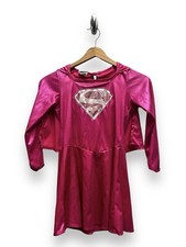 Kids Girls Superwoman Supergirl Dress 5-6yrs - Ex hire Fancy Dress Costume