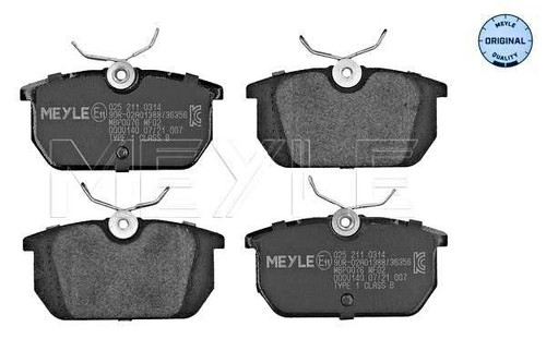 Meyle rear disc brake pad - brake,
