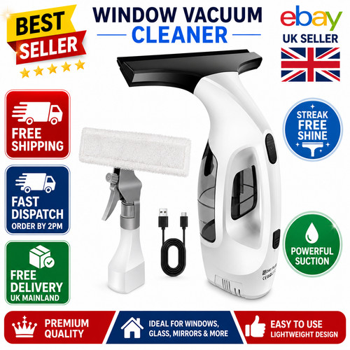 Cordless window vacuum cleaner - vacuum,
