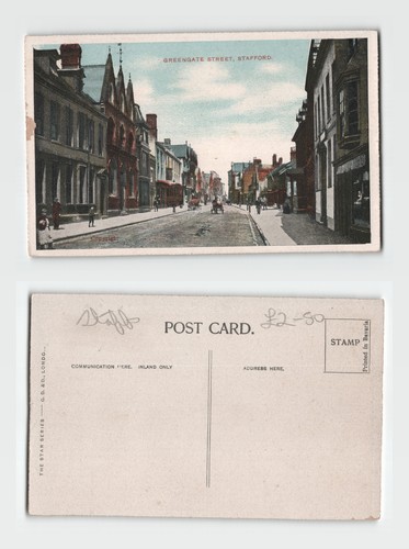 Postcard greengate street - greengate,
