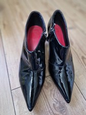 Zara Patent Black And Red